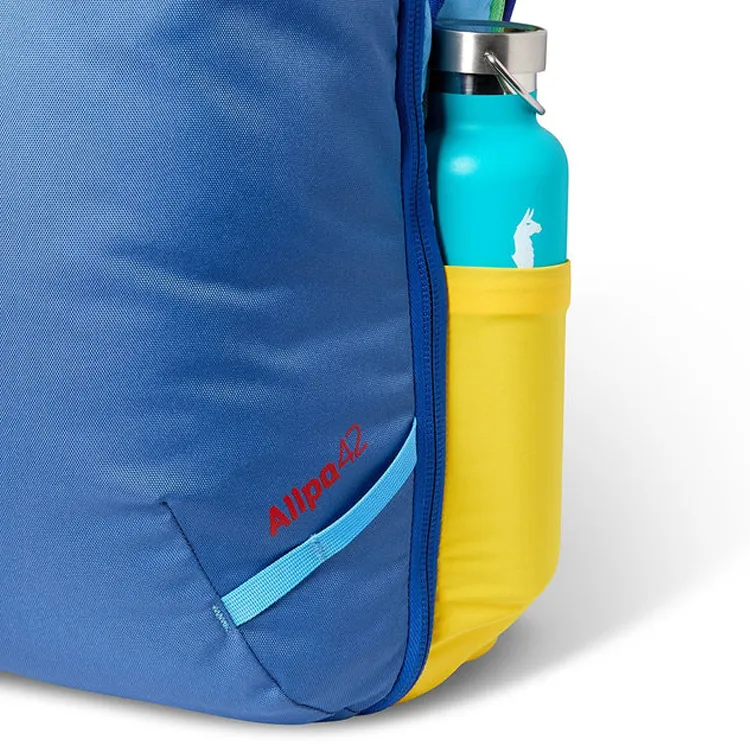 Cotopaxi Nylon Backpack Unisex Blue & Pink & Yellow-6