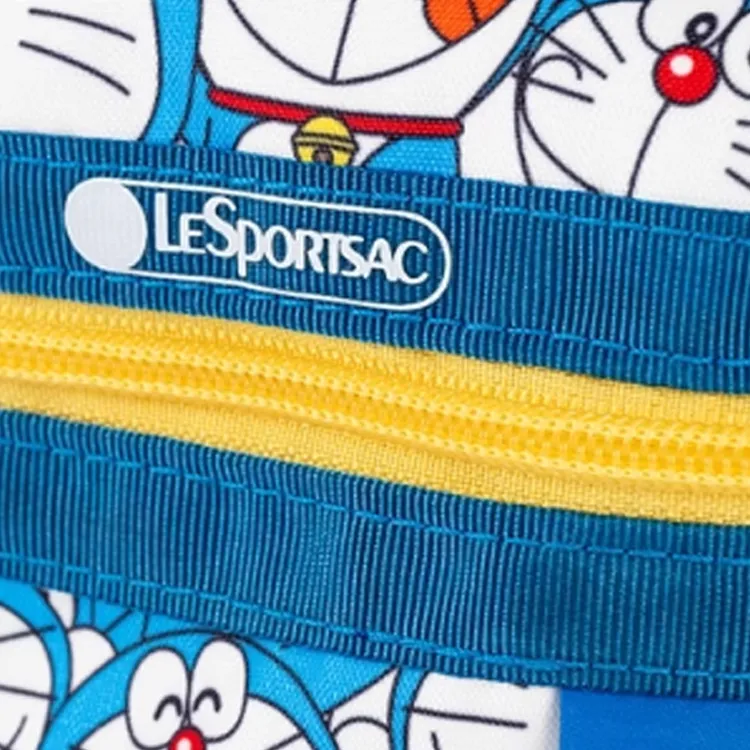 LeSportsac Fabric Backpack Medium Size Unisex Blue-6
