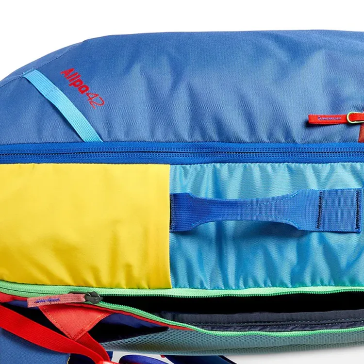 Cotopaxi Nylon Backpack Unisex Blue & Pink & Yellow-5