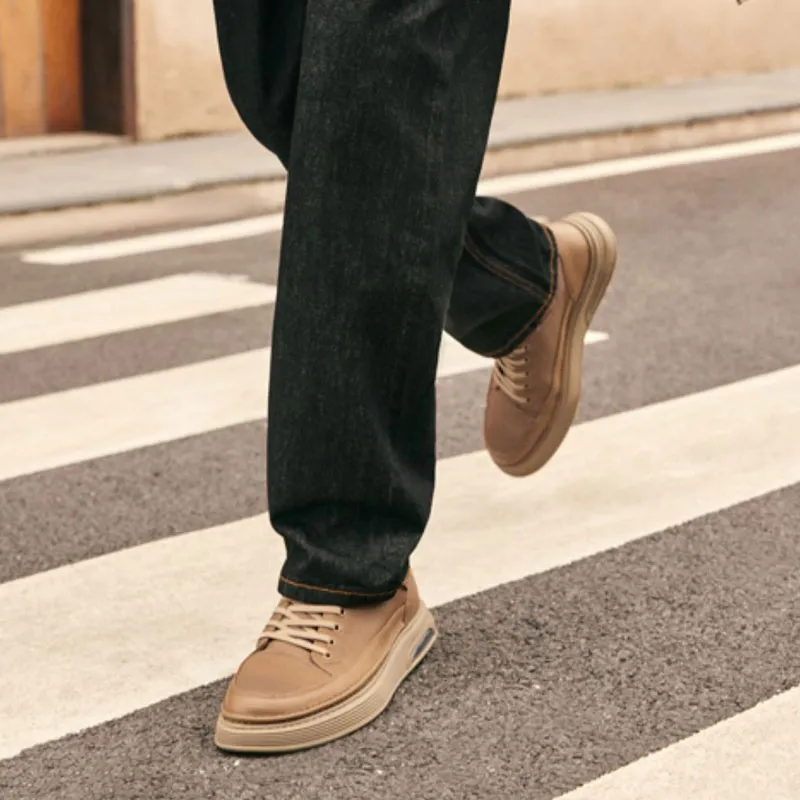 Senda Ankle Boots Men Brown/Gray-6