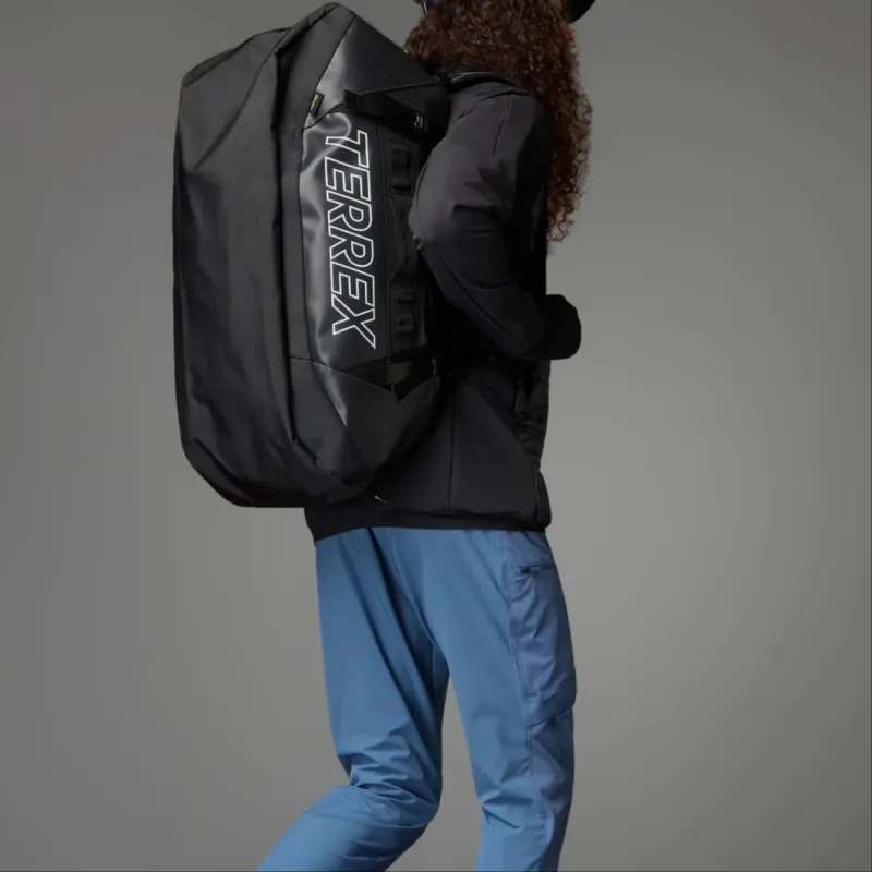 Adidas Terrex RAIN.RDY Expedition 70L Medium Duffel Bag Black/White-4