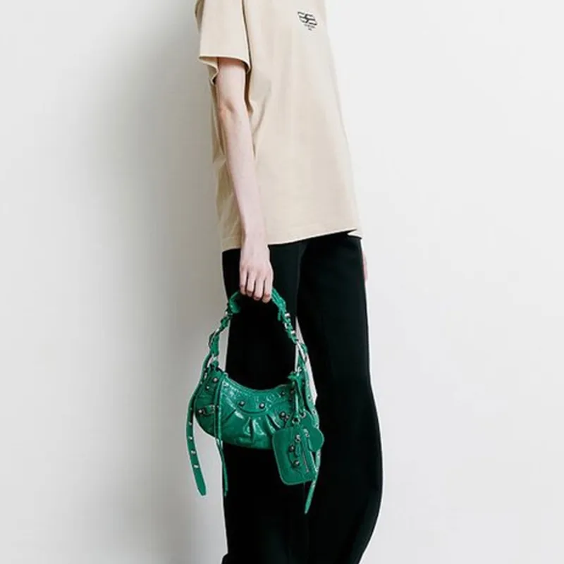 Balenciaga Le Cagole Xs Shoulder Bag Jade-4