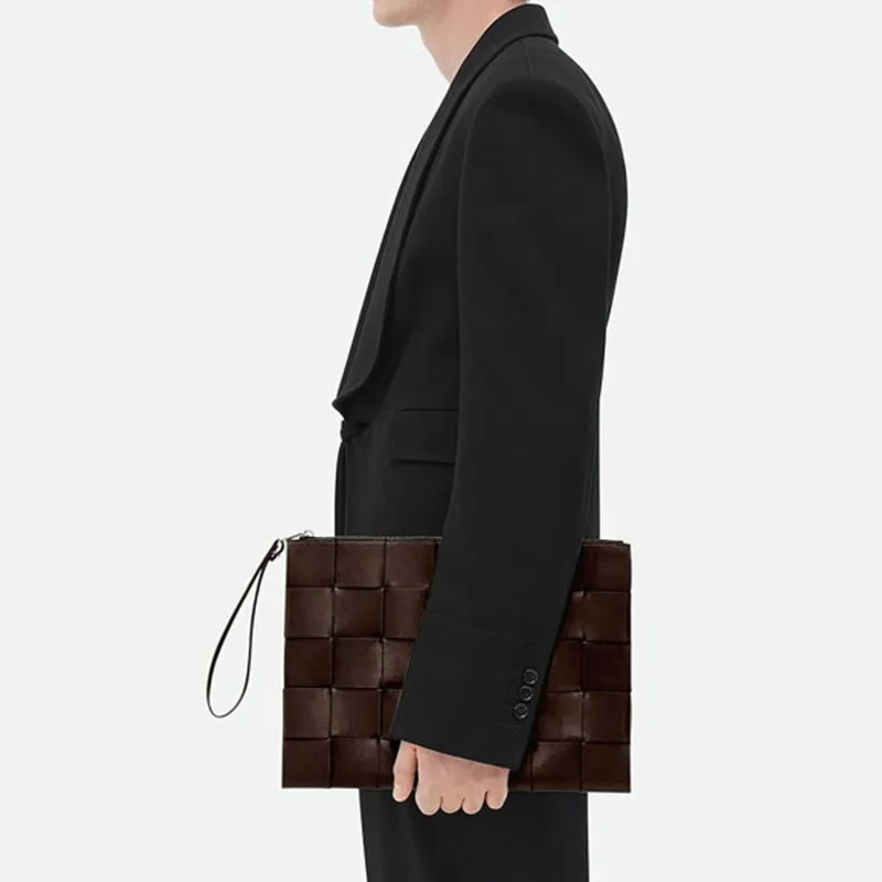 Bottega Veneta Intrecciato Clutch Bag-5