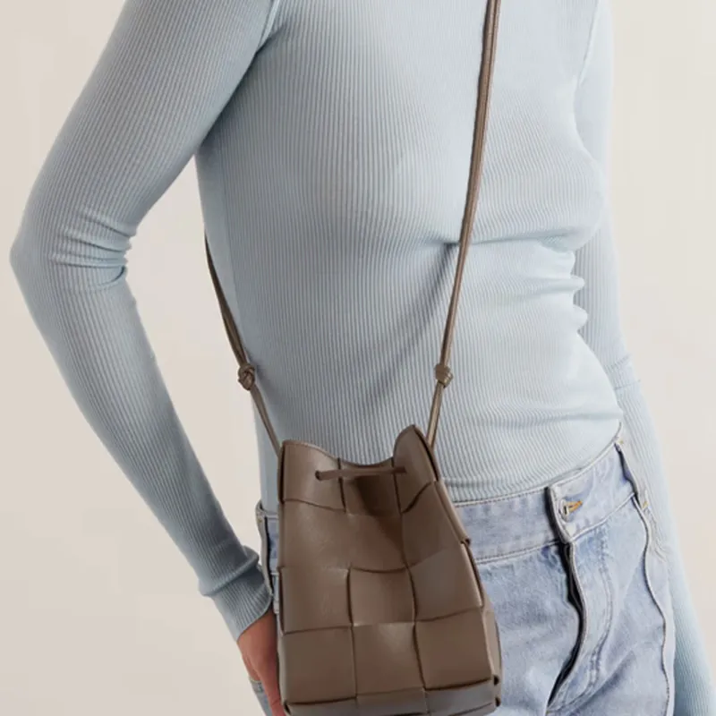 Bottega Veneta Small Cassette Drawstring Shoulder Bag-5