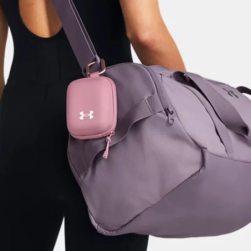 Under Armour Polyester Hanging Bag Coin Purse Mini Unisex Pink & White-4