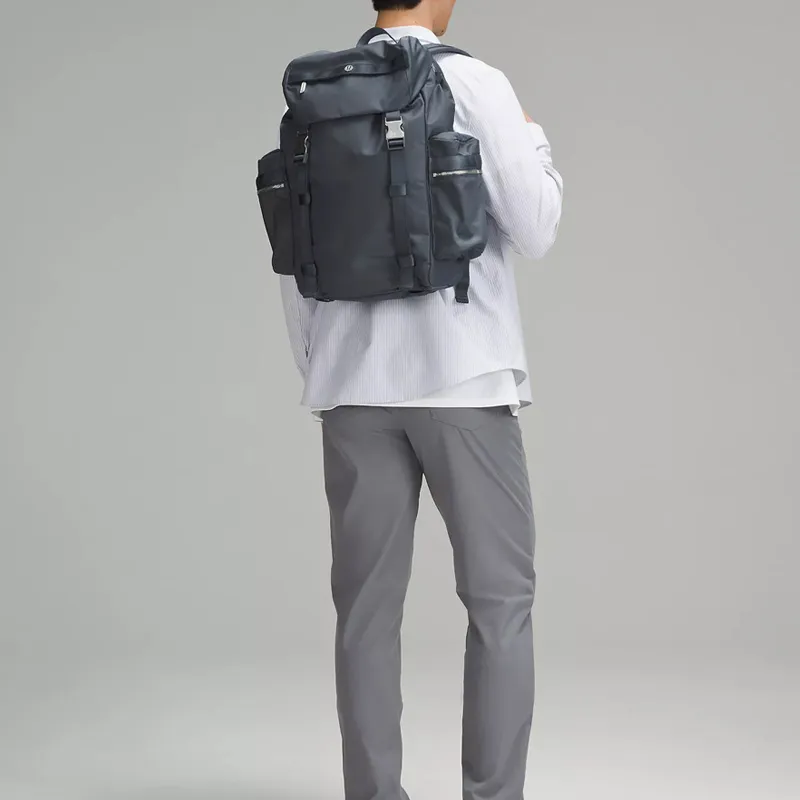 Lululemon Nylon Backpack Regular Men's Oil Gray-4