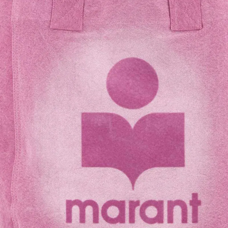 ISABEL MARANT Yenky Logo Printed Tote Bag-3