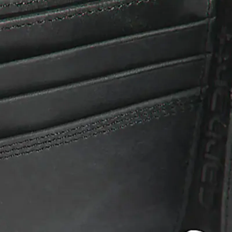 Carhartt Top Grain Cow Leather Passport Holder Regular Men's Black Gray Color-4