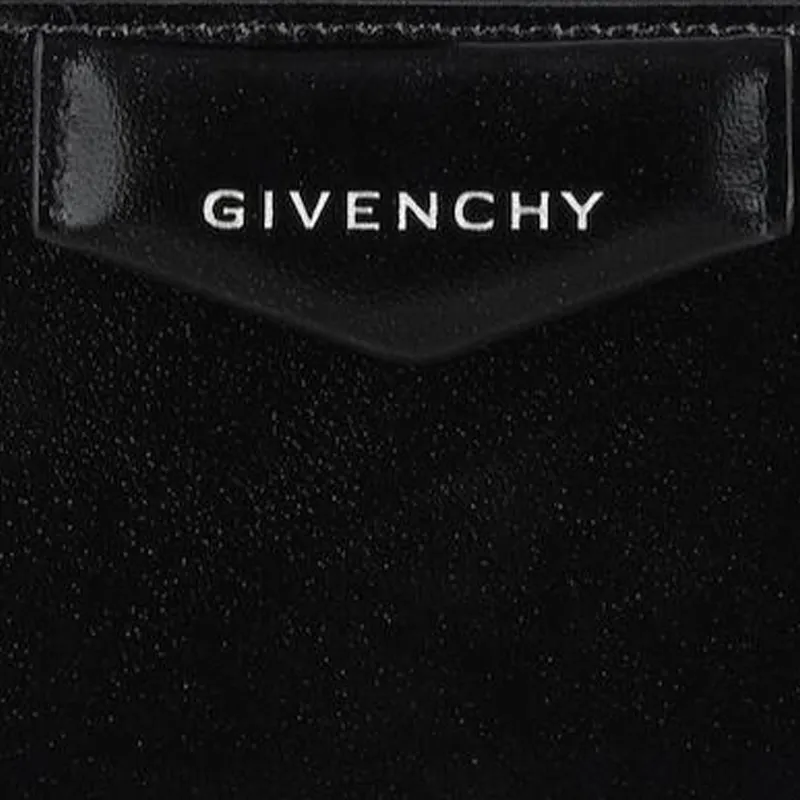 Givenchy Antigona Cow Leather Card Holder Women's Black-3