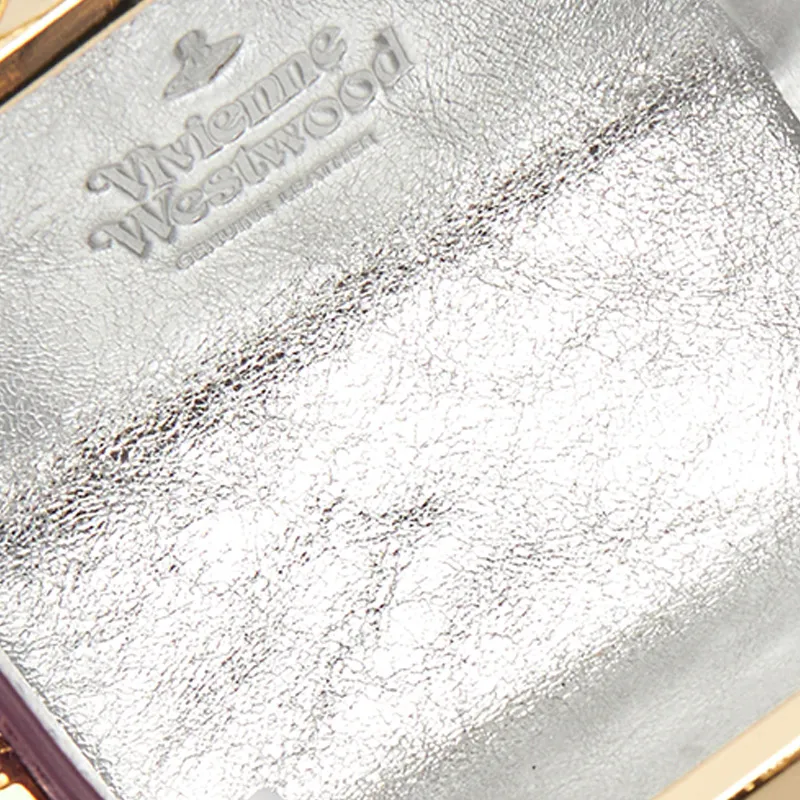 Vivienne Westwood Leather Handbag Mini Women's Purple-4