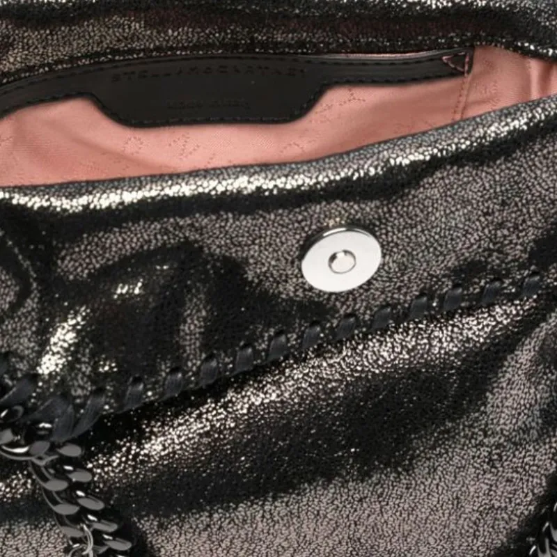 Stella McCartney Falabella Artificial Leather Shoulder Bag Crossbody Bag Handbag Women's Black-2
