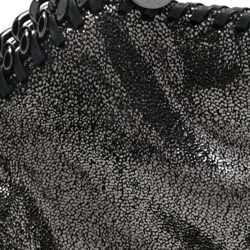 Stella McCartney Falabella Artificial Leather Shoulder Bag Crossbody Bag Handbag Women's Black-3