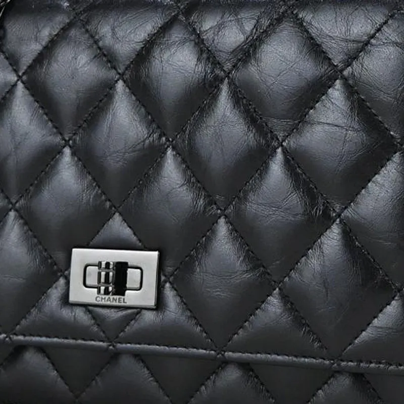 CHANEL Calfskin Shoulder Bag, Crossbody Bag Mini Women's Black-2