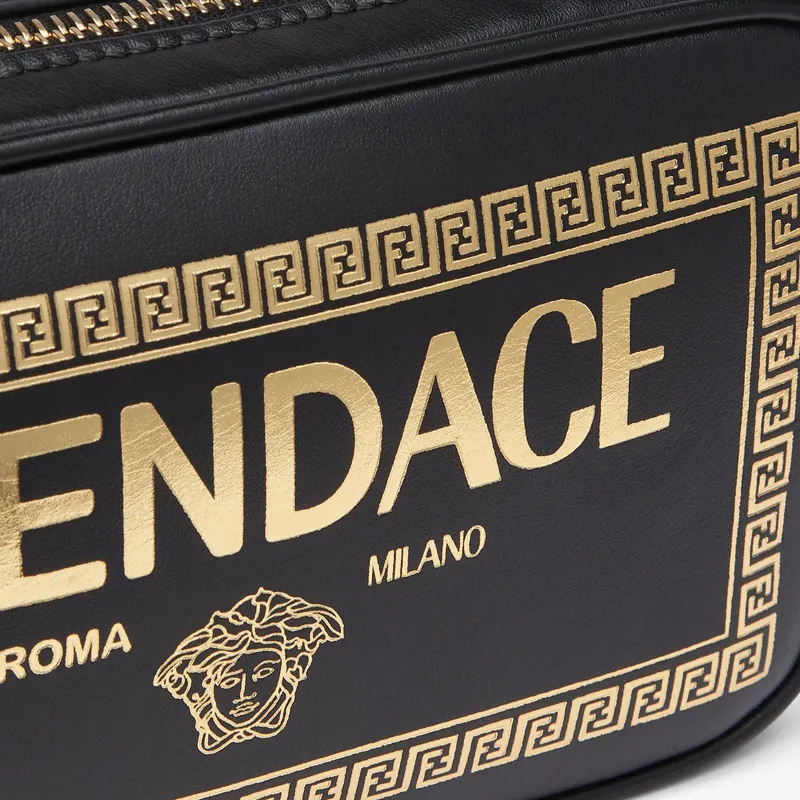 FENDI Versace Collaboration Cow Leather Camera Bag, Crossbody Bag, Shoulder Bag Men's-3