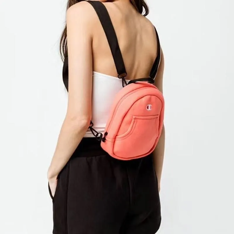 Champion Cotton Backpack Mini Unisex Watermelon Pink-4