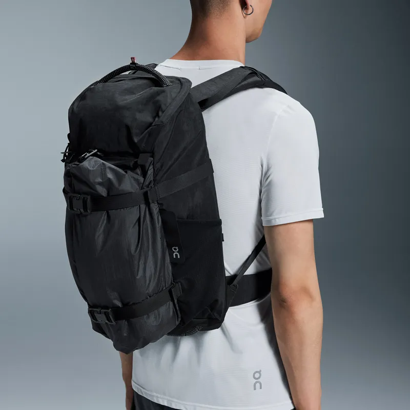 On Recycled Material Backpack Regular Unisex Black-3