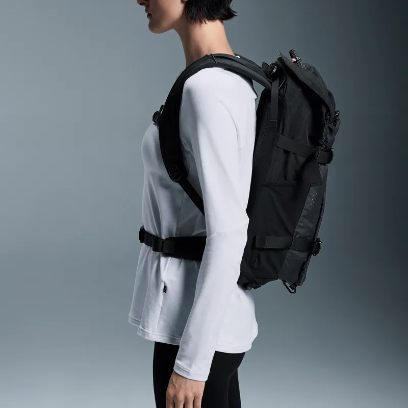 On Recycled Material Backpack Regular Unisex Black-4
