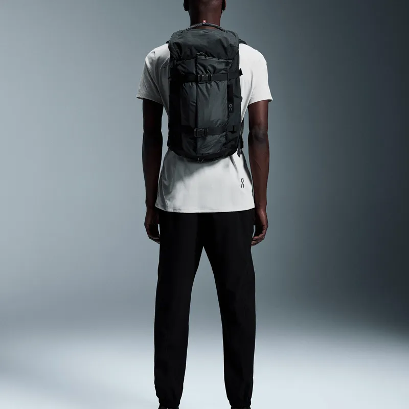 On Recycled Material Backpack Regular Unisex Black-2