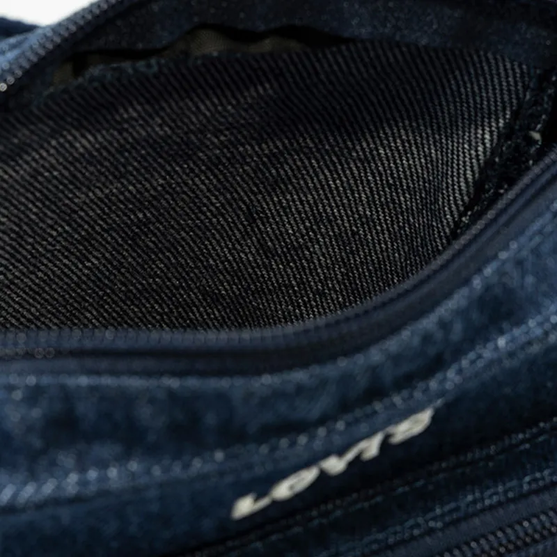 Levi's Cotton Shoulder Bag Crossbody Bag Regular Unisex Indigo-2