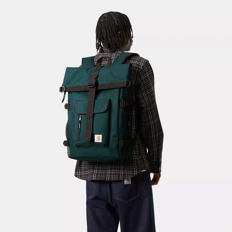 Carhartt WIP Polyester Backpack Regular Unisex Dark Lake Green-3