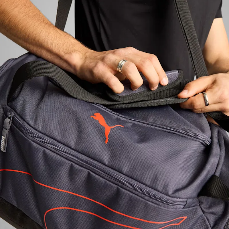 PUMA Polyester Sports Bag Gym Bag Medium Size Unisex Galaxy Gray-3
