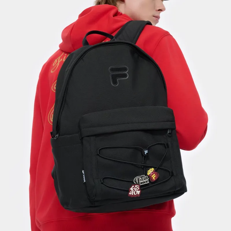 FILA FUSION Fabric Backpack Extra Small Unisex Pitch Black-1
