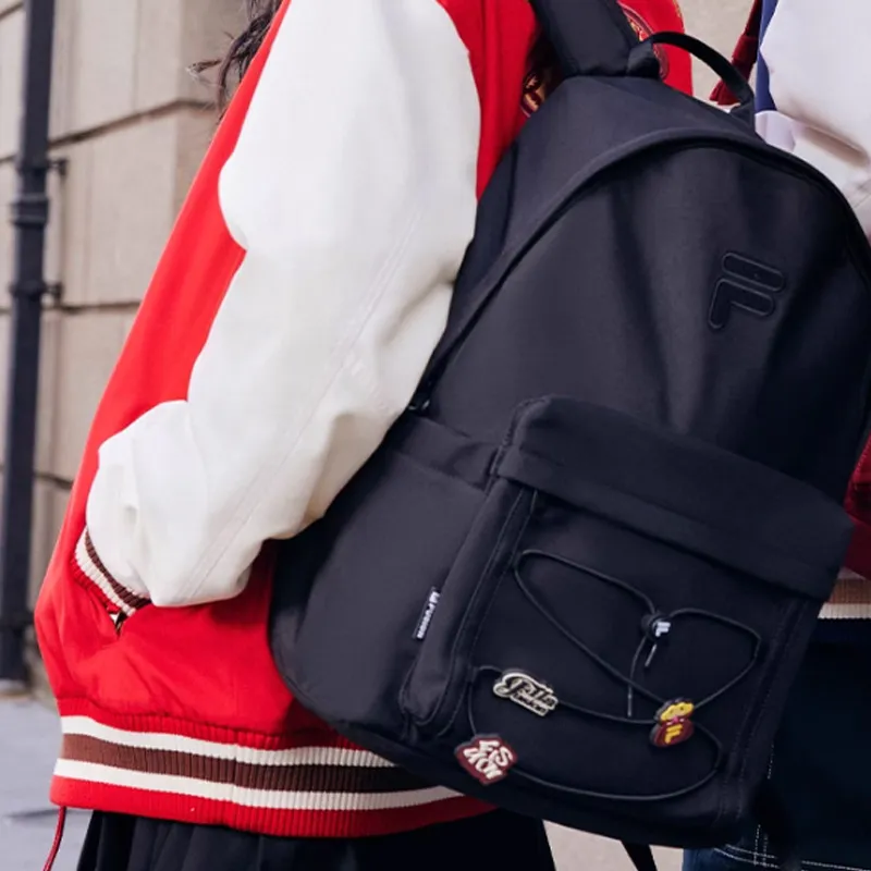FILA FUSION Fabric Backpack Extra Small Unisex Pitch Black-3