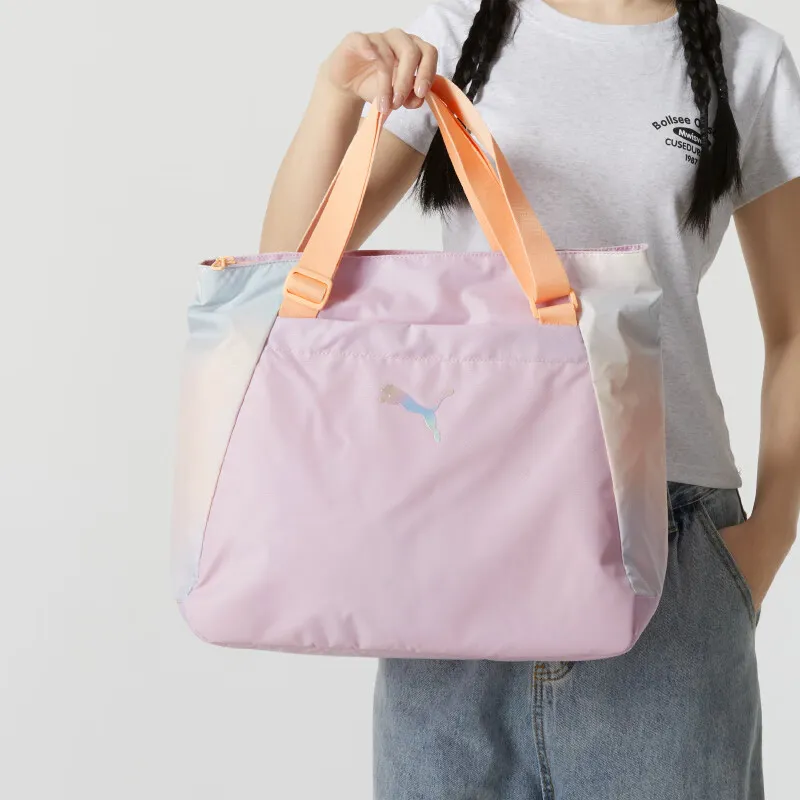 PUMA Fabric Tote Bag, Shopping Bag, Handbag, Shoulder Bag Regular Women's Pink-4
