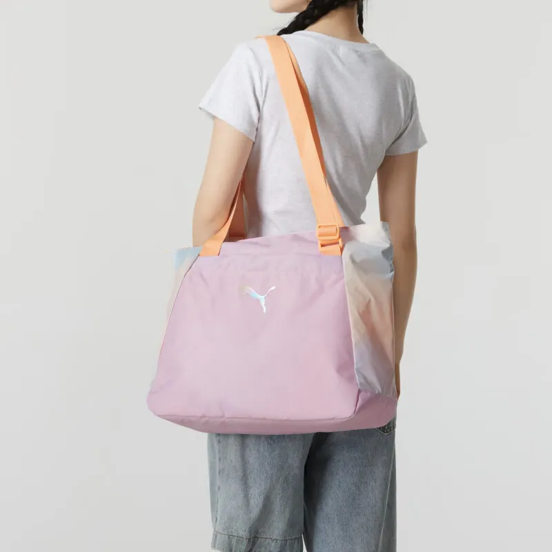 PUMA Fabric Tote Bag, Shopping Bag, Handbag, Shoulder Bag Regular Women's Pink-3