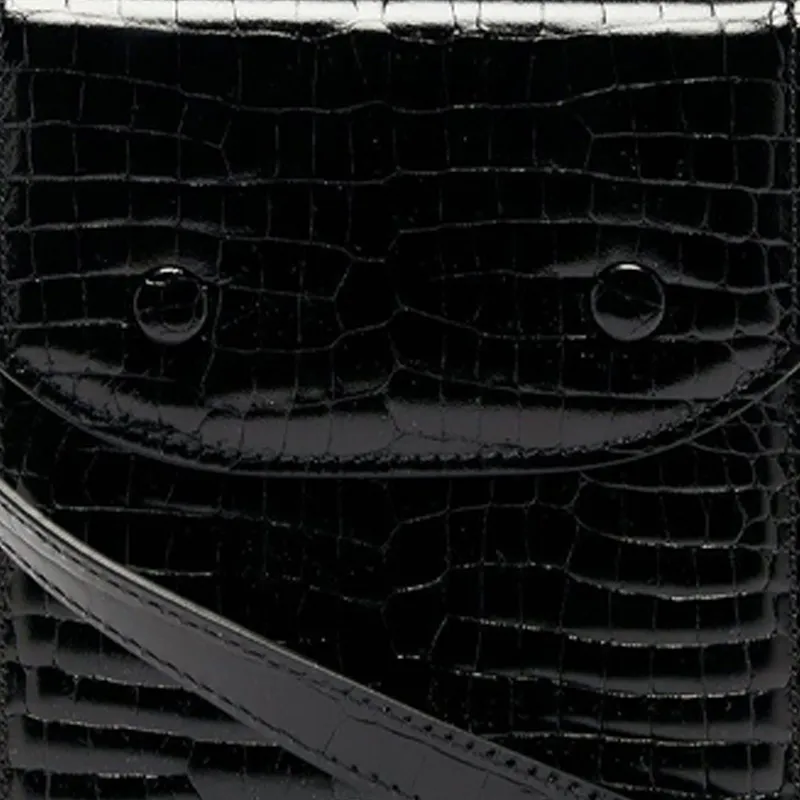 Maison Margiela Cow Leather Messenger Bag Crossbody Bags Mini Unisex Black-2