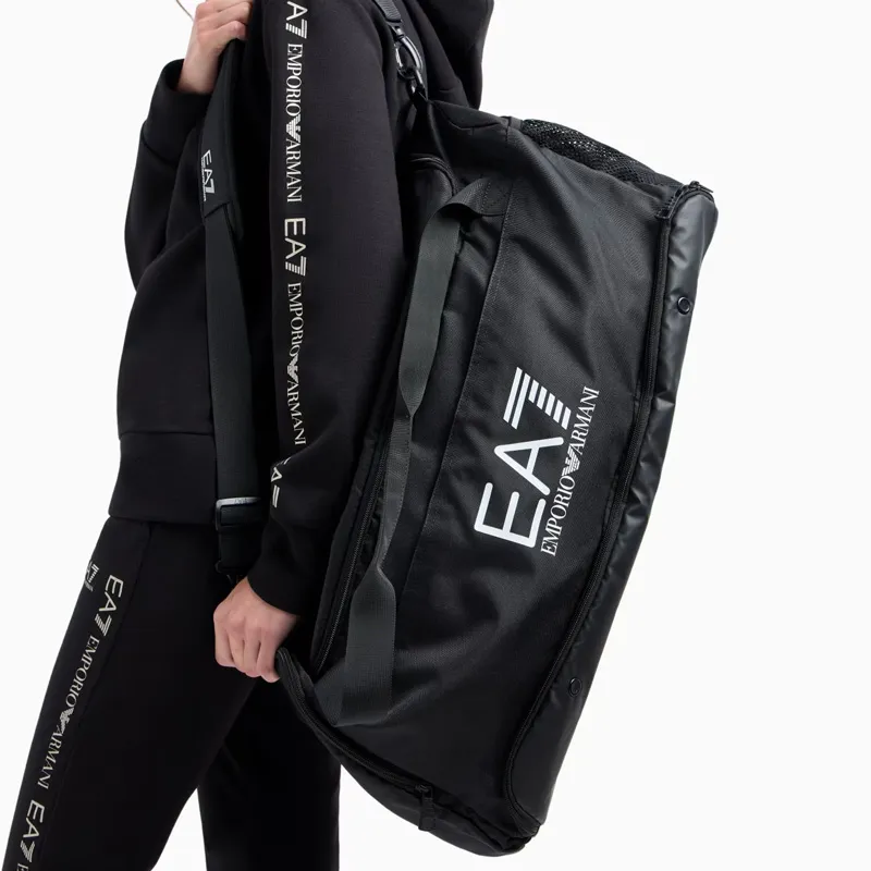 EMPORIO ARMANI Polyester Travel Bag 44.5L Men's Black-3