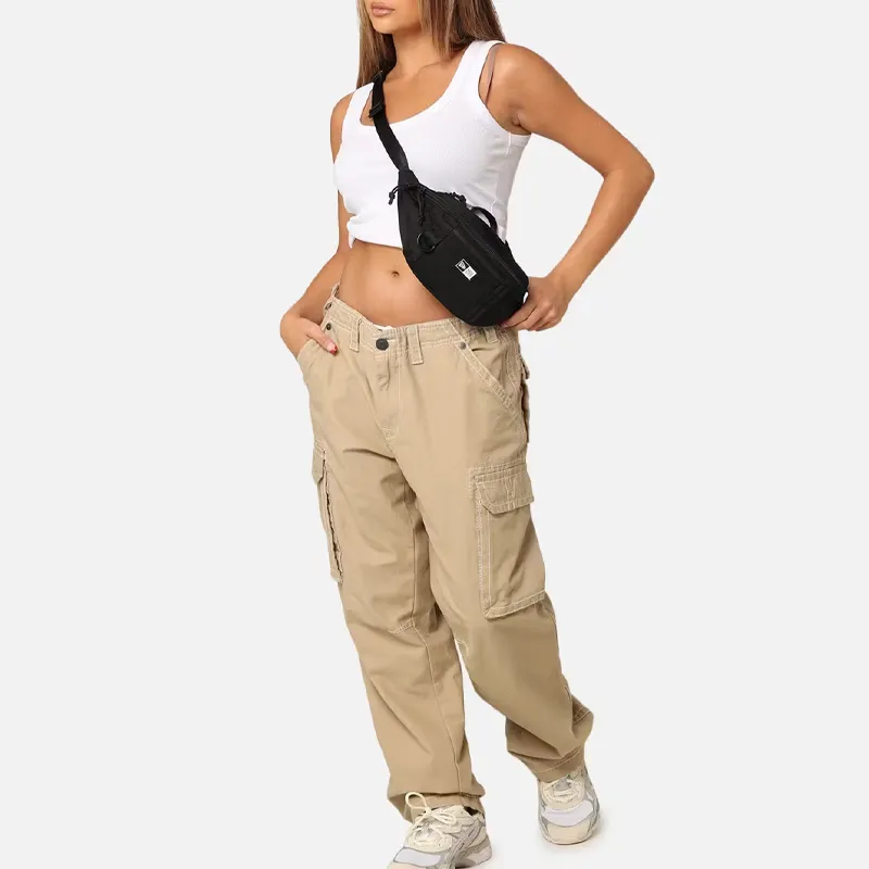 New Era Nylon Fanny Pack Unisex Black-3