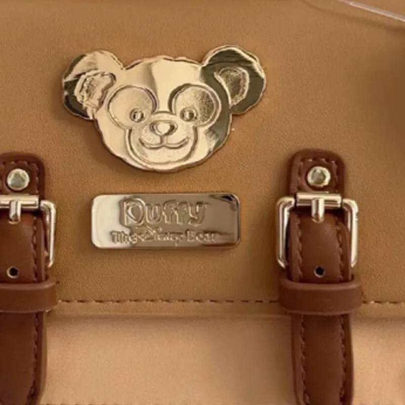 Disney Polyurethane Artificial Leather Shoulder Bag Crossbody Bag Handbag Mini Women's Beige-1