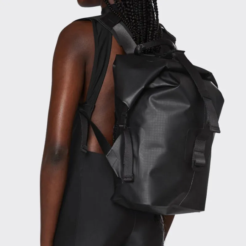 Rains Buckle Backpack Unisex Black-3