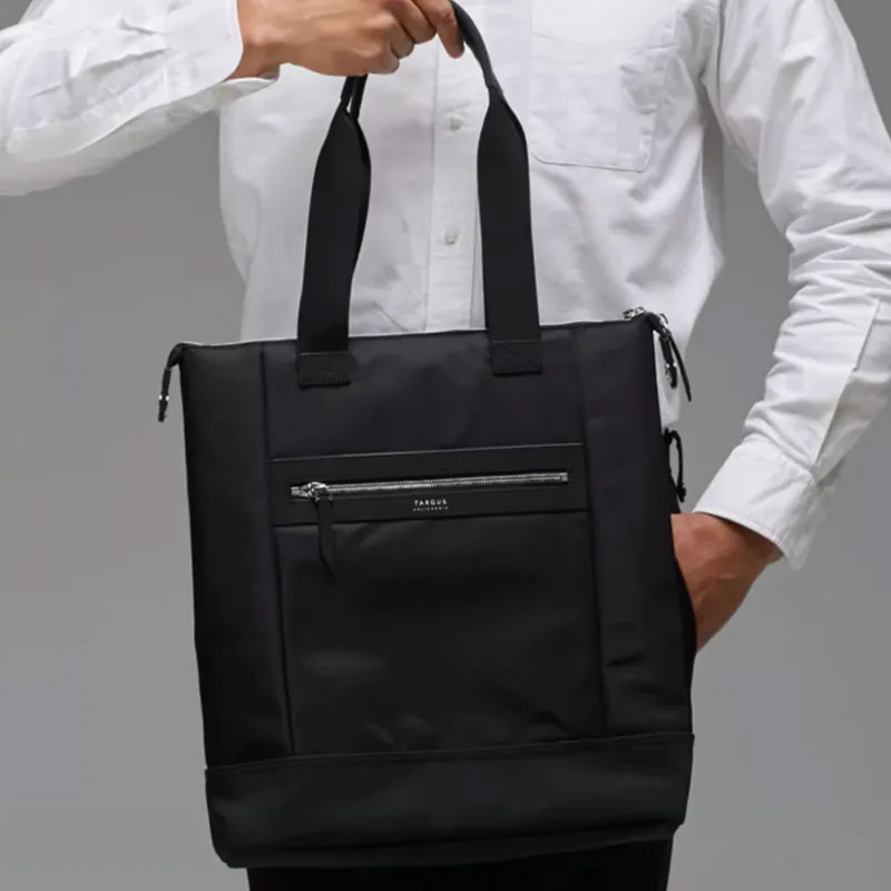 TARGUS Polyester Handbag Medium Size Unisex Luxury Black-3