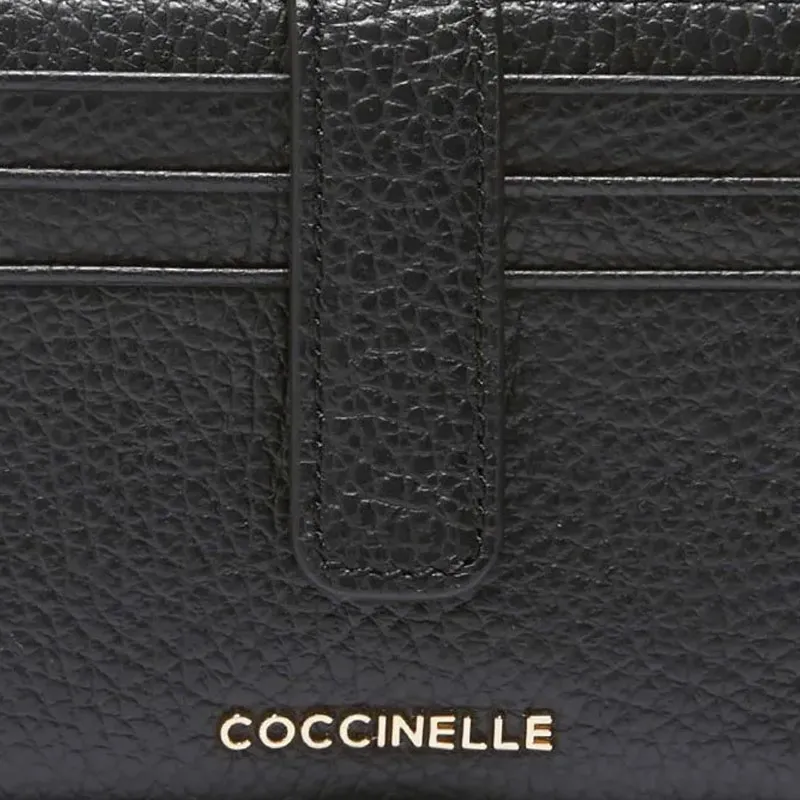 COCCINELLE Logo Lettering Zipped Wallet-3