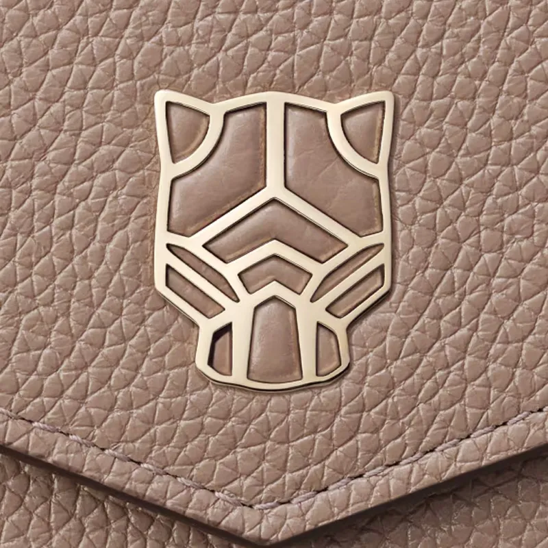 CARTIER PANTHÈRE Calfskin Wallet Mini Unisex Clay-4