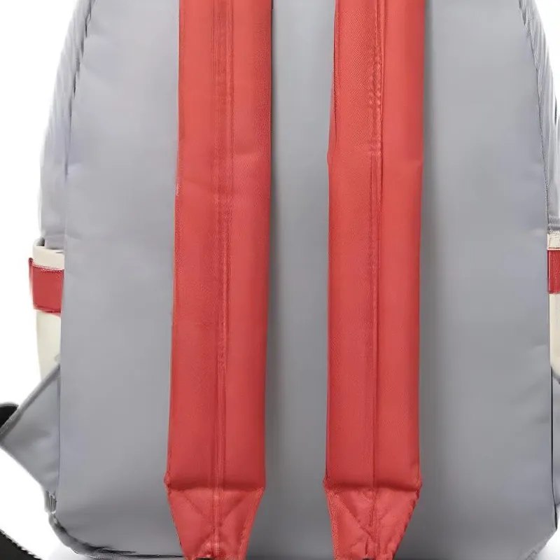 Kappa Fabric Backpack Unisex Gray-3