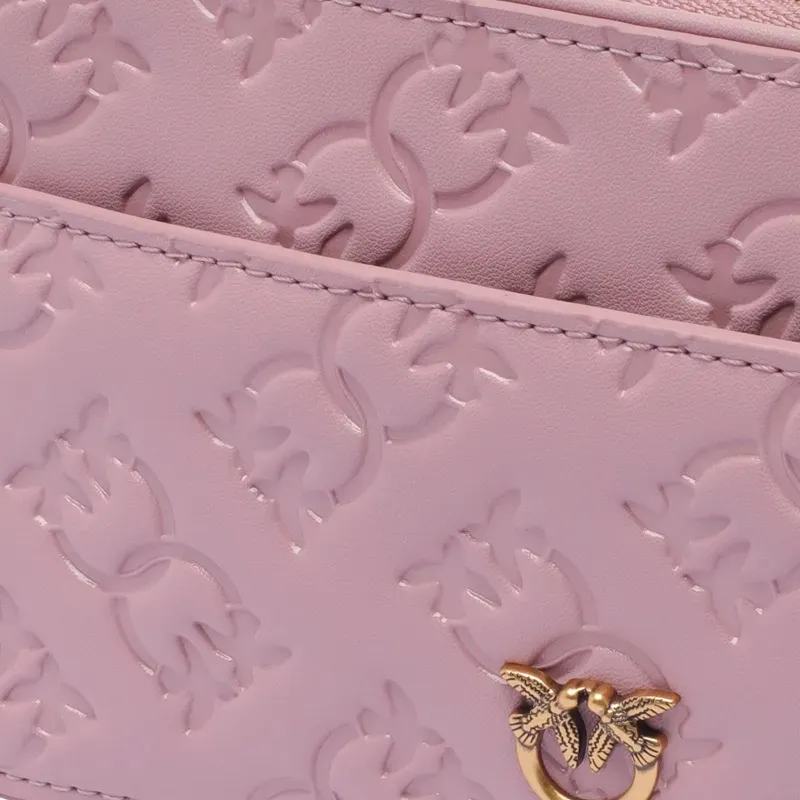 PINKO Logo Embossed Mini Camera Bag-3