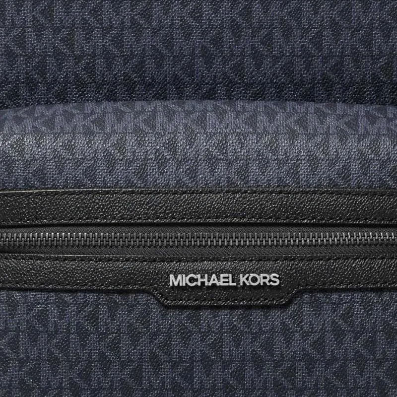 MICHAEL KORS MK Cooper Artificial Leather Backpack Men's Dark Blue-3