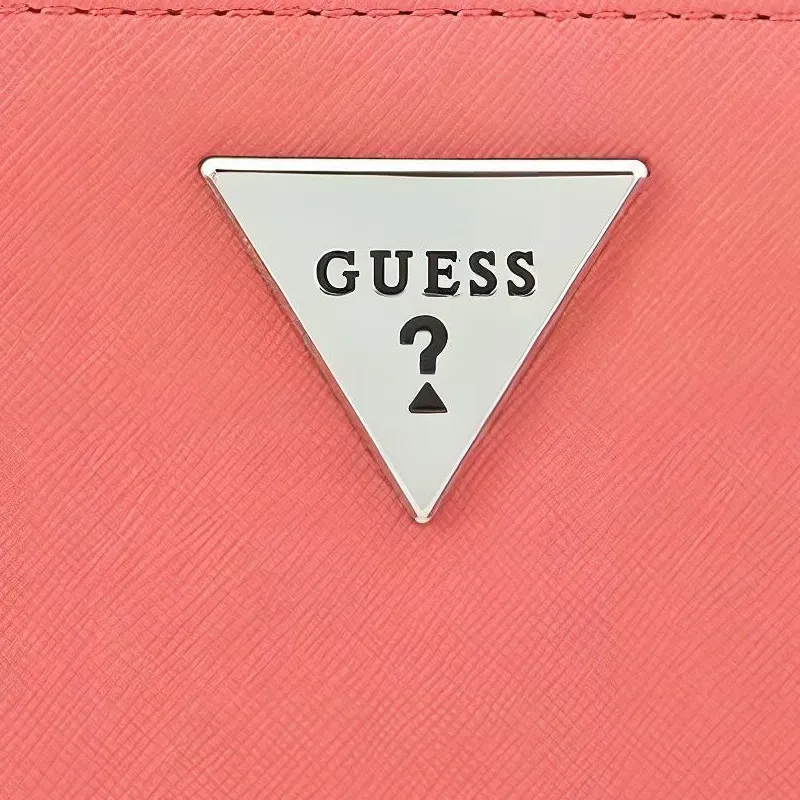 GUESS Polyvinyl Chloride Wallet Small Size Women's Pink-3