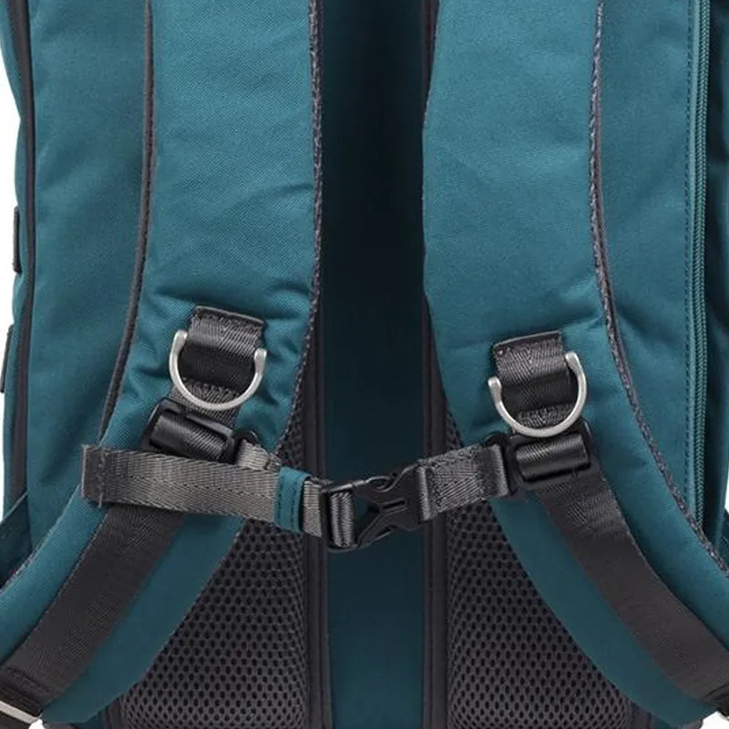 Doughnut Polyester Mountaineering Bag Backpack Small Size Unisex Denim & Charcoal Gray-4