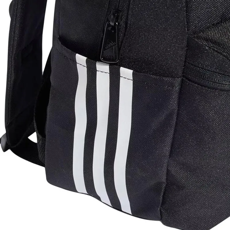 Adidas Recycled Polyester Plain Weave Fabric Backpack Unisex Black-4