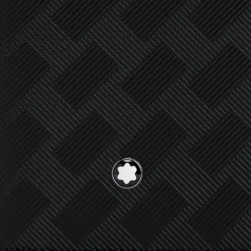 MONTBLANC Cow Leather Card Holder Men's Black-4