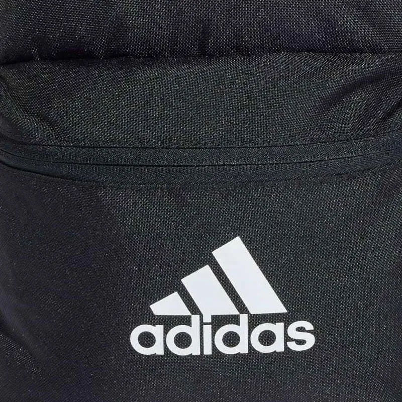 Adidas Recycled Polyester Plain Weave Fabric Backpack Unisex Black-3
