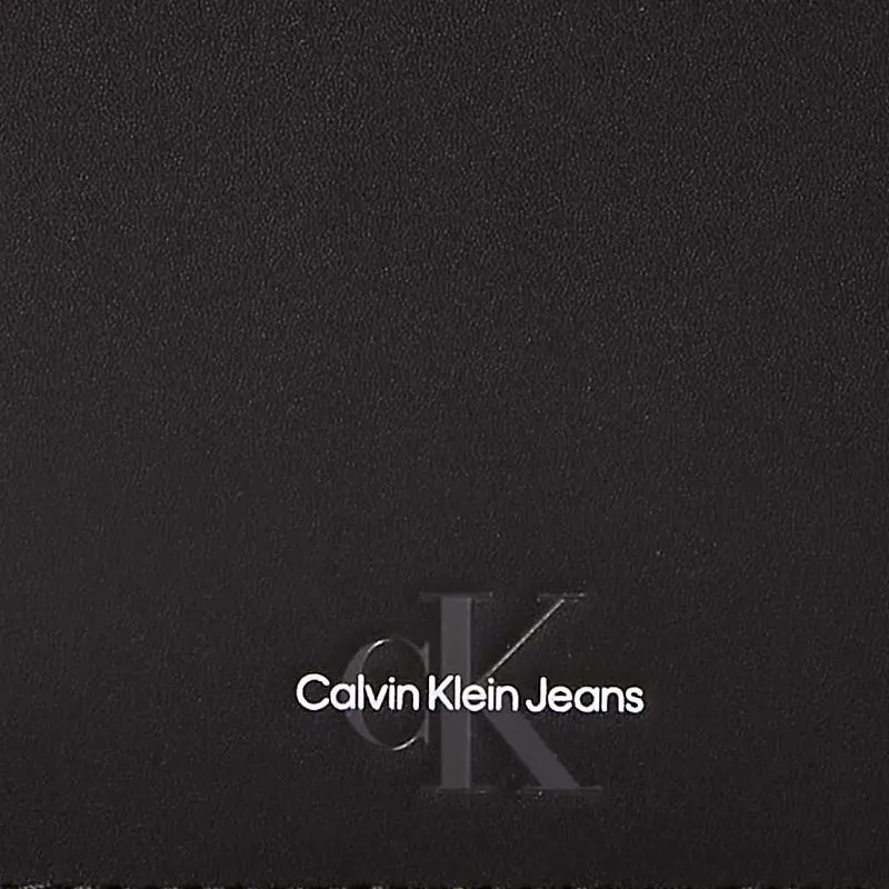 CALVIN KLEIN Smooth Leather Wallet Men's Black-4