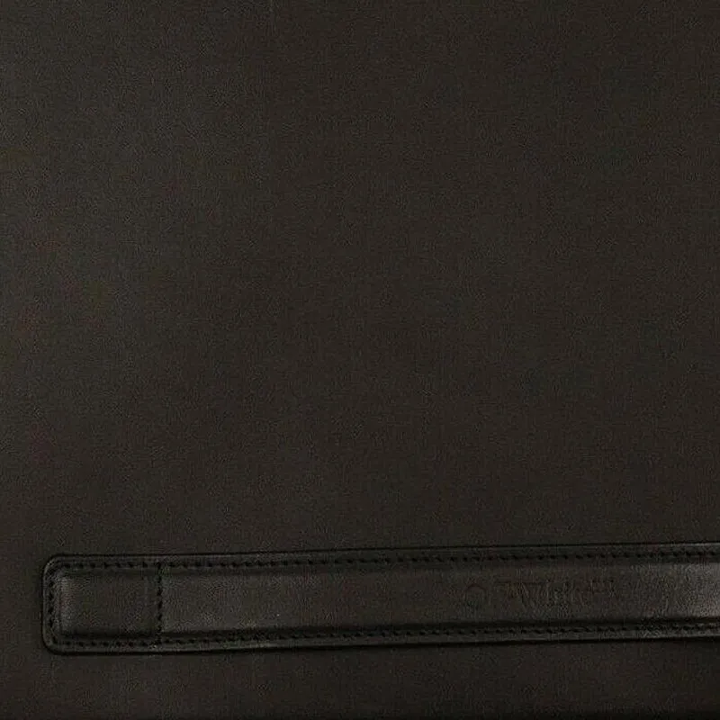 OFF-WHITE Leather Wallet Card Holder Clutch Men's Black-2