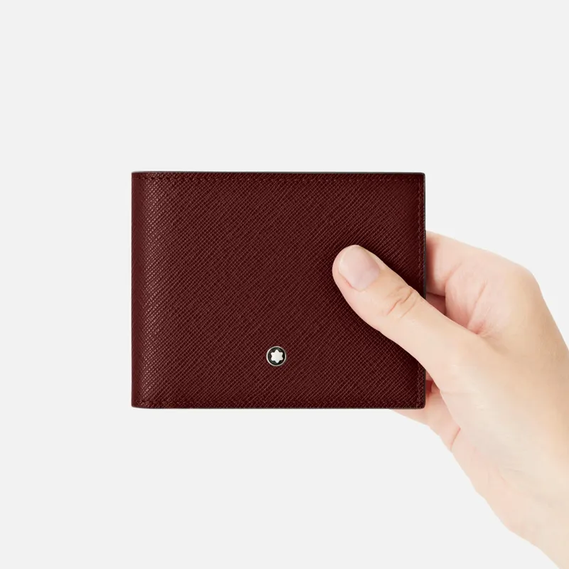 MONTBLANC Cow Leather Wallet Men's Brown-4