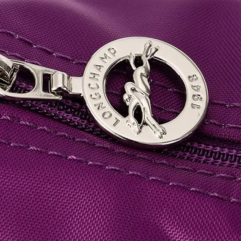 LONGCHAMP Le Pliage Fabric Shopping Bag Handbag Women's Purple-4