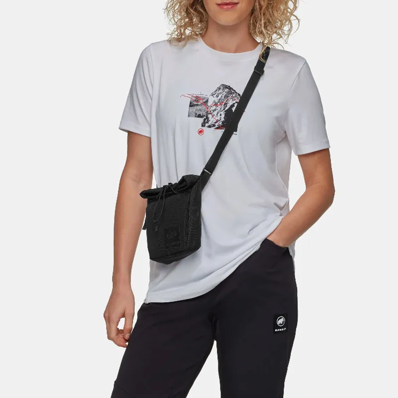 MAMMUT Waterproof Fabric Crossbody Bag, Shoulder Bag Unisex Black-4